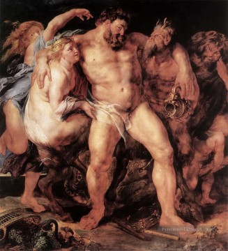 l’hercule ivre Peter Paul Rubens Nu Peinture à l'huile